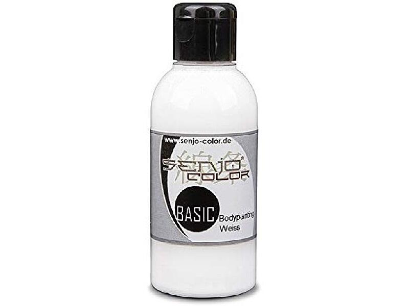 Senjo Color - 2002 - airbrush barva pro face a body painting - Bílá 75ml