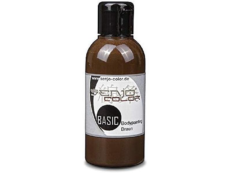 Senjo Color - 2014 - airbrush barva pro face a body painting - Hnědá 75ml