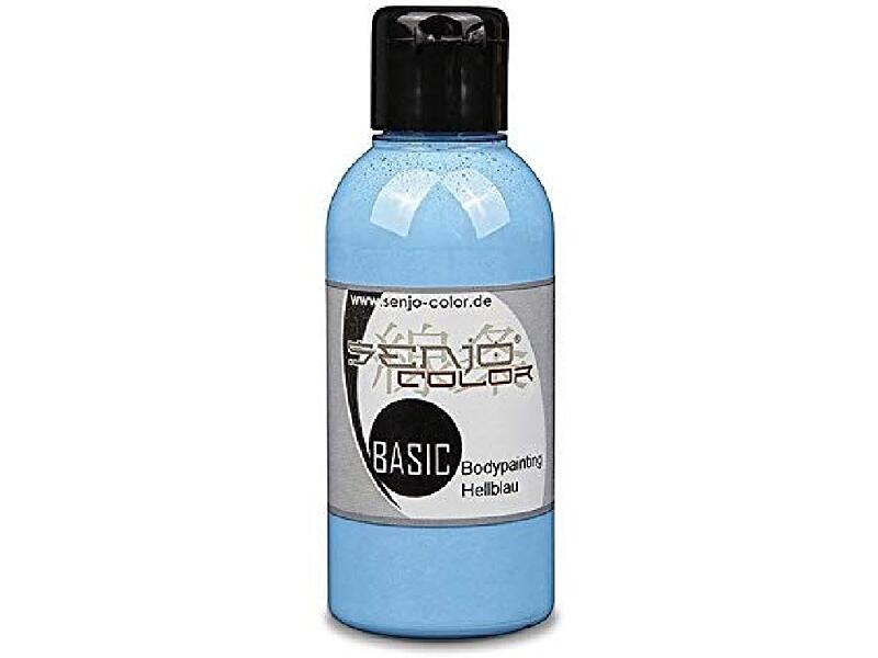 Senjo Color - 2016 - airbrush barva pro face a body painting - Světle modrá 75ml