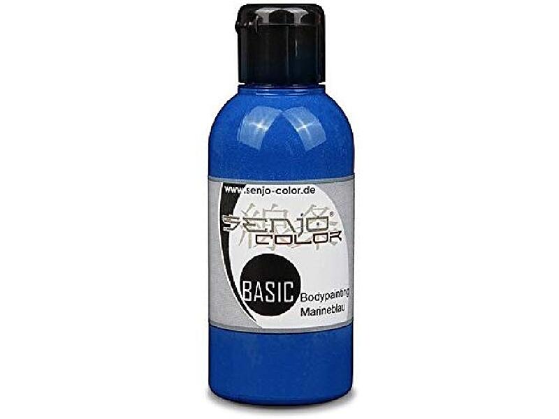 Senjo Color - 2017 - airbrush barva pro face a body painting - Mořská modrá 75ml