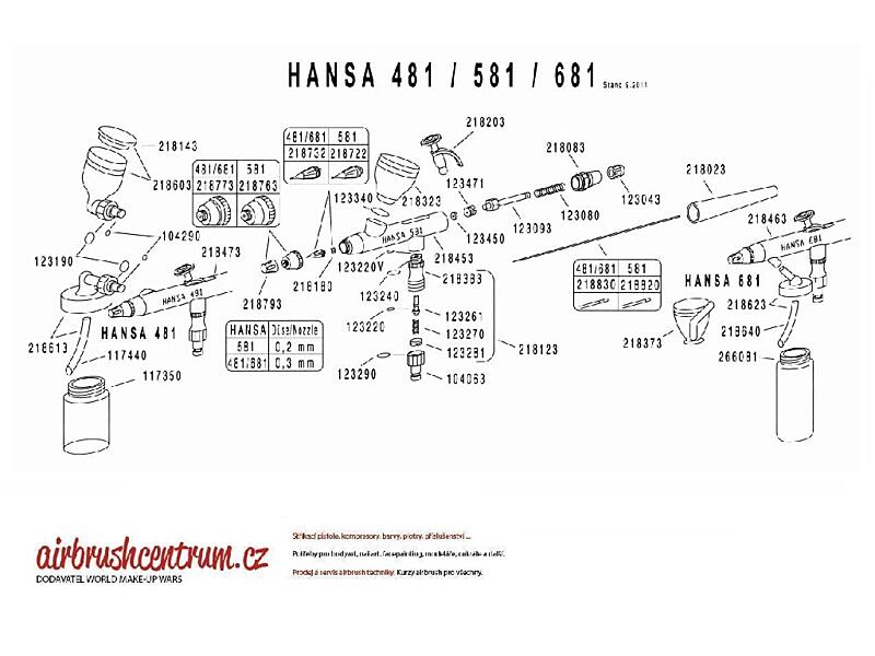 Hansa - kalíšek na barvu 2 ml 218323