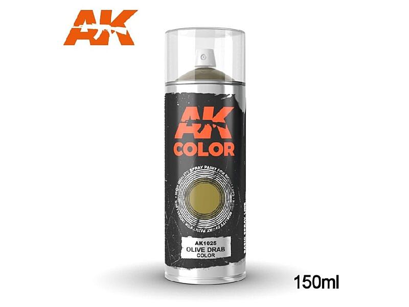 AK Interactive - Olive Drab color - Spray 150ml
