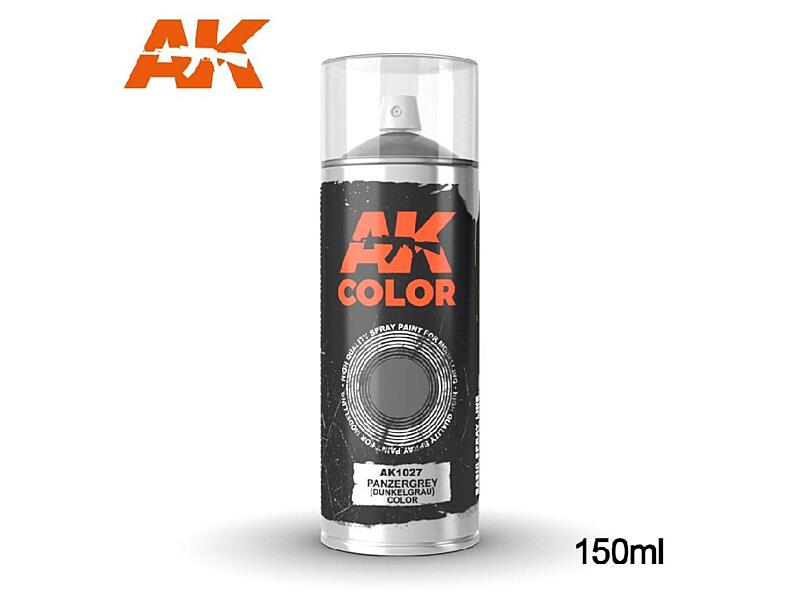 AK Interactive - Panzergrey (Dunkelgrau) color - Spray 150ml