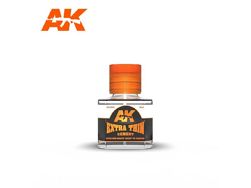 AK Interactive - Extra thin cement - střednědobé řídké lepidlo 40ml