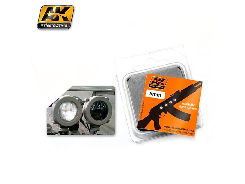 AK Interactive - AK218 - světla - White 5 mm