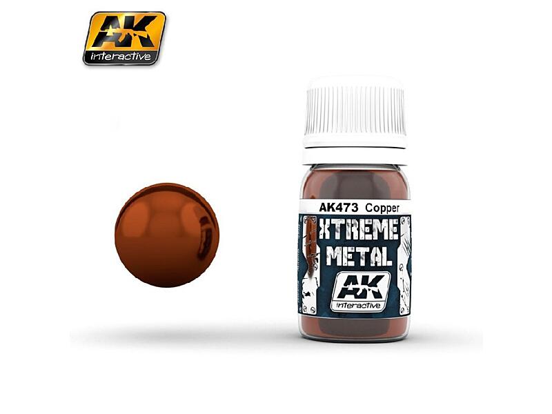 AK Interactive - Xterme Metal - Copper 30ml.