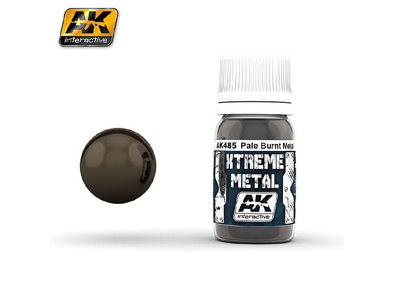 AK Interactive - Xtreme Metal - Pale Burnt Metal 30ml.