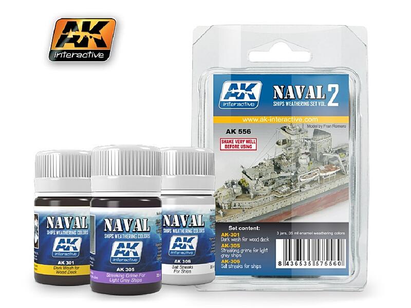 AK Interactive - Ships Vol.2 Weathering Set