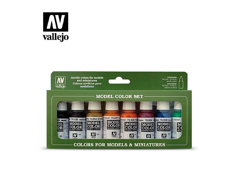 Vallejo - Model Color Set 70136 Transparent Colors 8x17 ml.