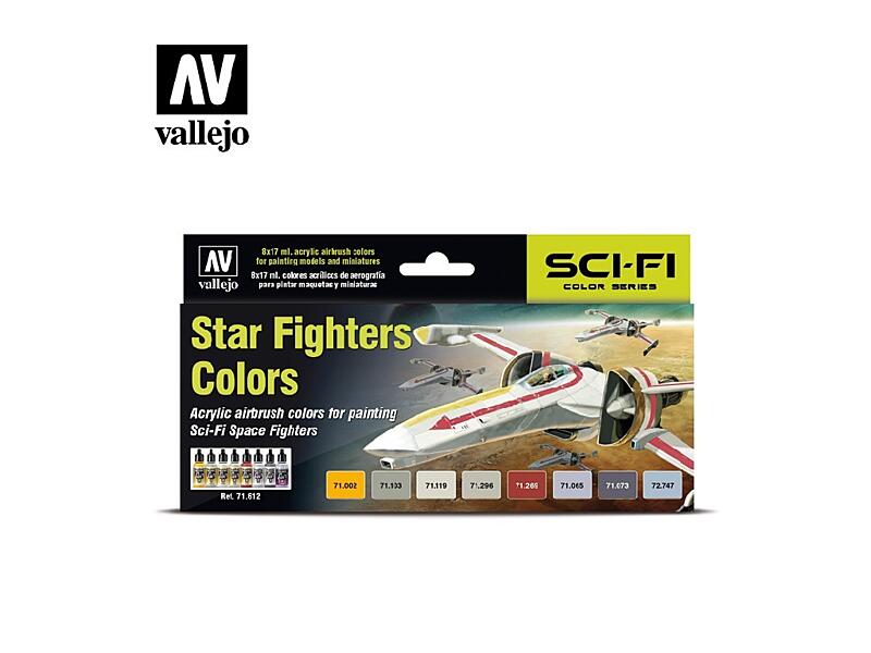 Vallejo - Model Air Set 71612 Star Fighters Colors 8x17 ml.