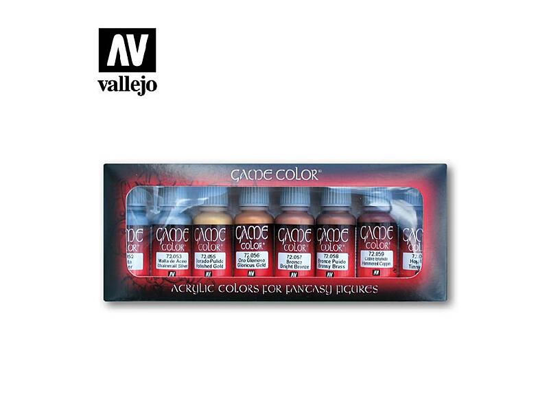 Vallejo - Game Color Set 72303 Metallic Colors 8x17 ml.