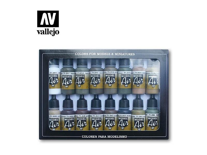 Vallejo - Model Air Set 71190 German/Allied WWII 16x17 ml.