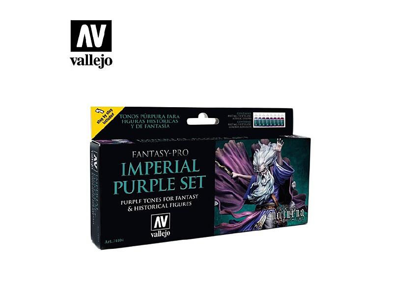 Vallejo - Pro Nocturna Set 74104 Imperial Purple 8x17 ml.