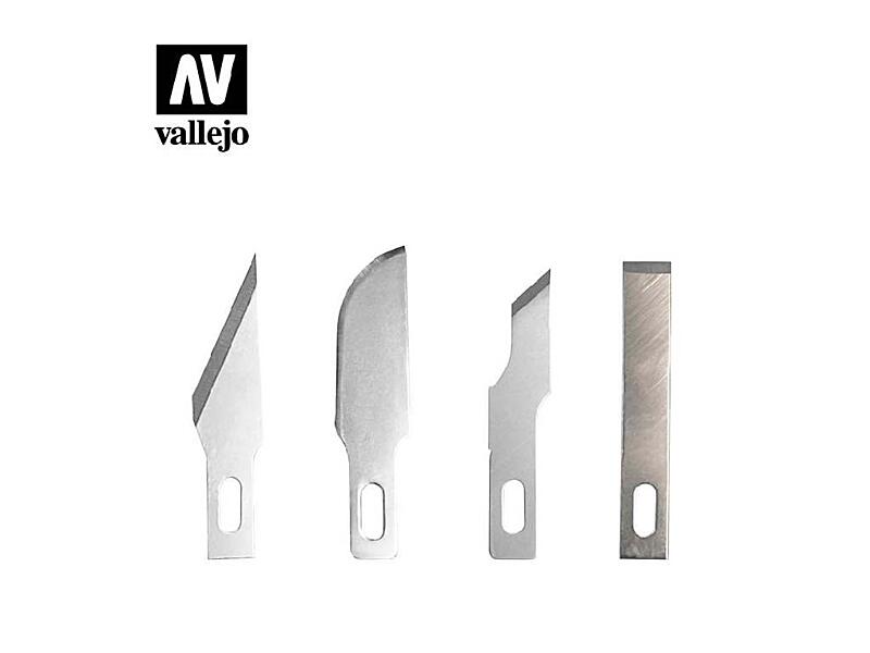 Vallejo - Sada čepelí pro modelářský skalpel De Luxe č. 1 T06010