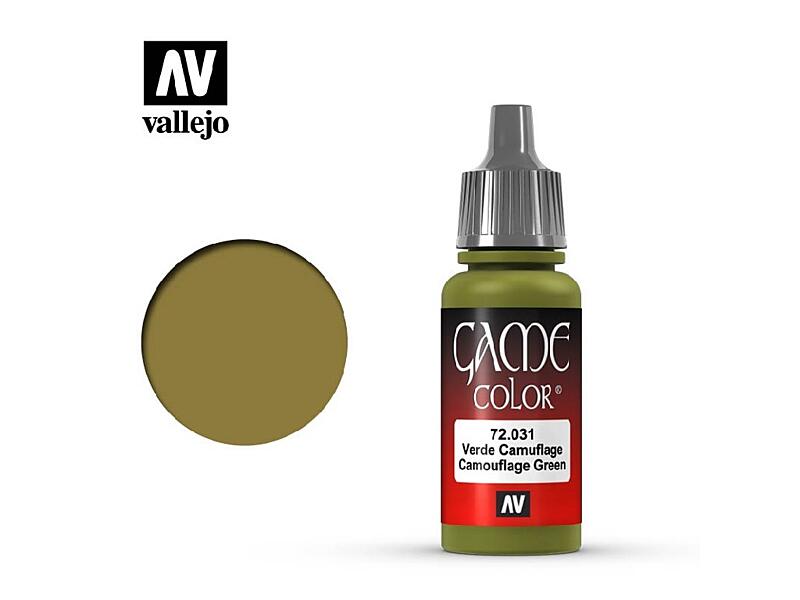 Vallejo - Game Color 72031 Camouflage Green 17 ml.