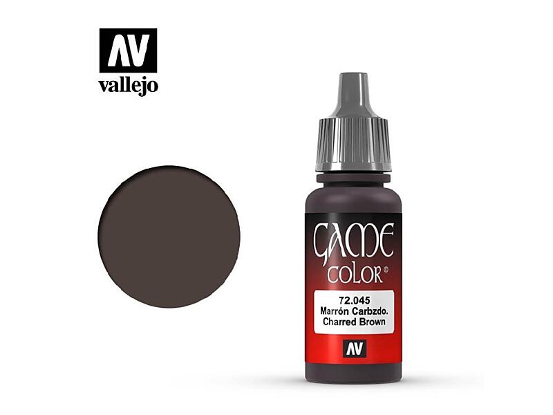 Vallejo - Game Color 72045 Charred Brown 17 ml.