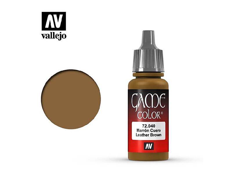 Vallejo - Game Color 72040 Leather Brown 17 ml.