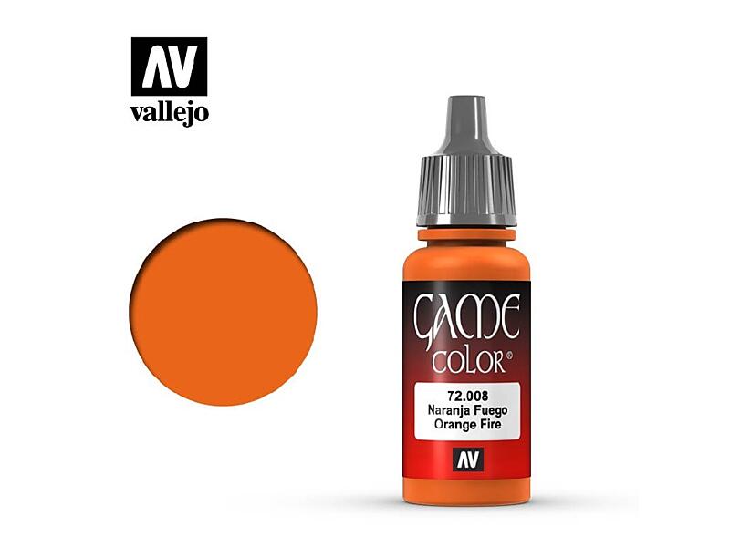 Vallejo - Game Color 72008 Orange Fire 17 ml.