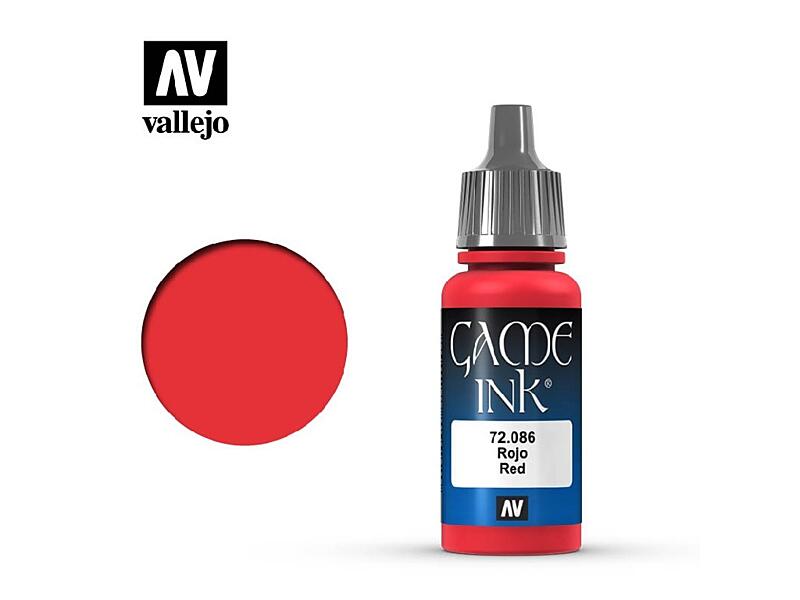 Vallejo - Game Color 72086 Red Ink 17 ml.