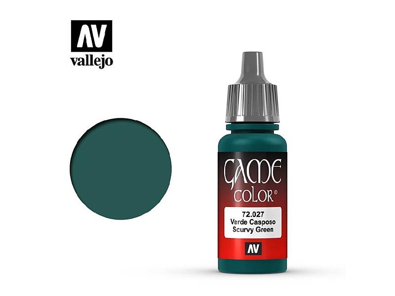Vallejo - Game Color 72027 Scurvy Green 17 ml.