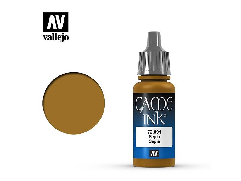 Vallejo - Game Color 72091 Sepia Ink 17 ml.