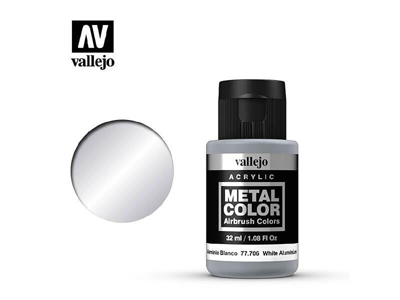 Vallejo - Metal Color 77706 White Aluminium 32ml.