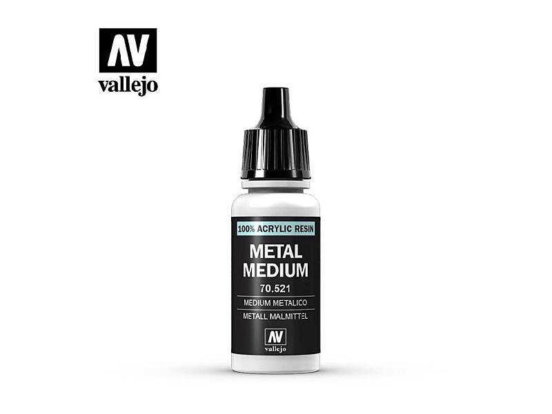 Vallejo - Pomocné produkty 70521 Metal Medium 17 ml.