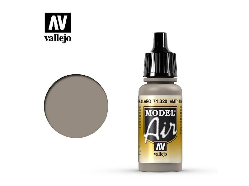 Vallejo - Model Air 71320 AMT-1 Light Grey Brown 17 ml.