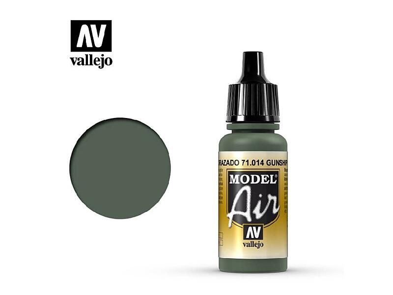 Vallejo - Model Air 71014 Gunship Green 17 ml.