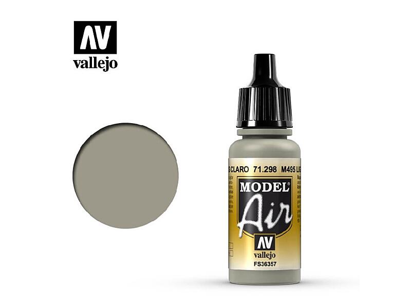 Vallejo - Model Air 71298 M495 Light Gray 17 ml.