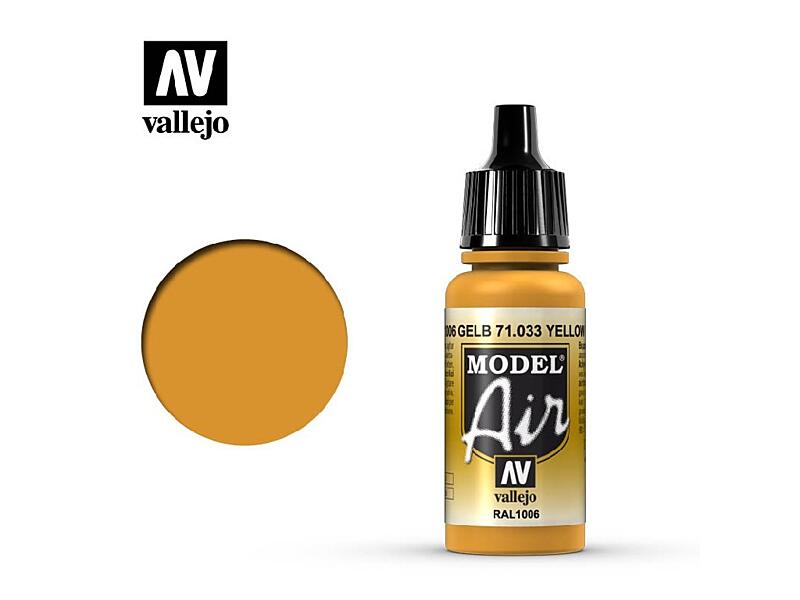 Vallejo - Model Air 71033 Yellow Ochre 17 ml.