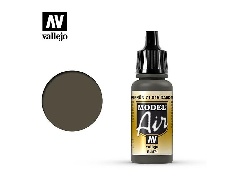 Vallejo - Model Air 71015 Dark Green RLM71 17 ml.