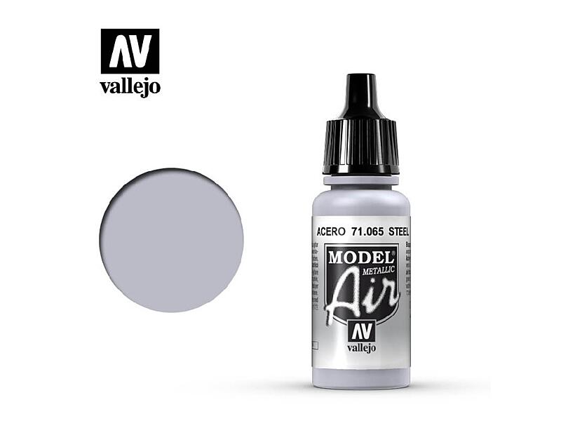 Vallejo - Model Air 71065 Steel 17 ml.