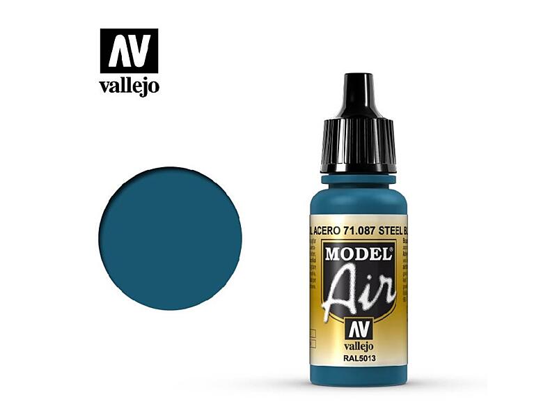 Vallejo - Model Air 71087 Steel Blue 17 ml.