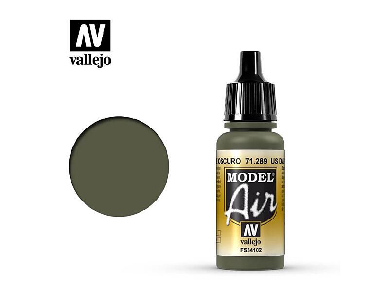 Vallejo - Model Air 71289 US Dark Green 17 ml.