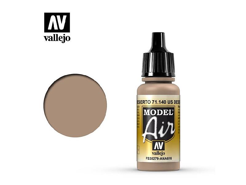 Vallejo - Model Air 71140 US Desert Sand 17 ml.
