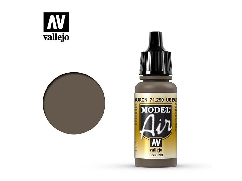 Vallejo - Model Air 71290 US Earth Brown 17 ml.