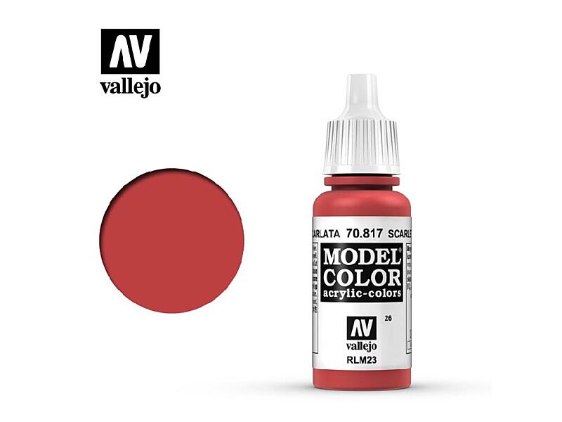 Vallejo - Model Color 26 Scarlet 17 ml. 70817