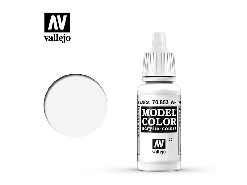 Vallejo - Model Color 201 White Glaze 17 ml. 70853