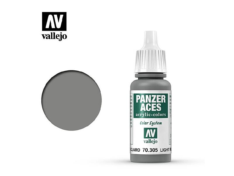 Vallejo - Panzer Aces 70305 - Light Rubber 17 ml.