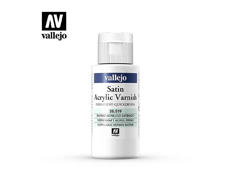 Vallejo - Permanent Satin Varnish - polomatný lak