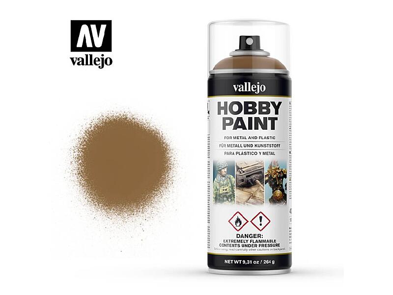 Vallejo - Aerosol 28014 Leather Brown 400 ml.