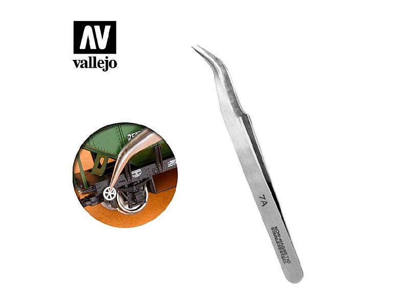 Vallejo - Modelářská pinzeta zahnutá T12004