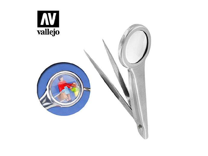 Vallejo - Pinzeta s lupou T12001