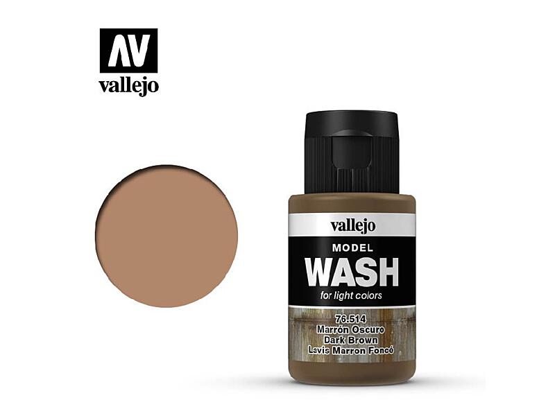 Vallejo - Model Wash 76514 Dark Brown 35 ml.