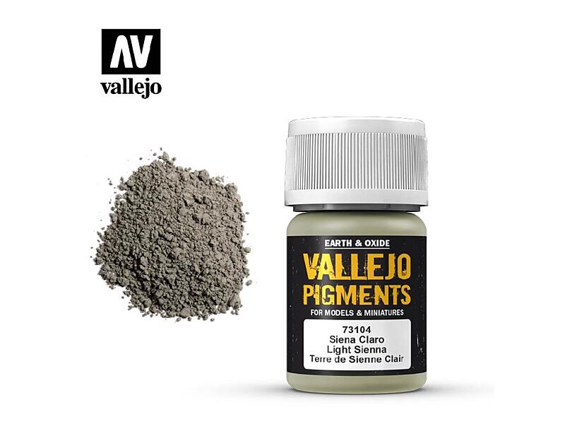 Vallejo - Pigmenty 73104 Light Sienna 35 ml.