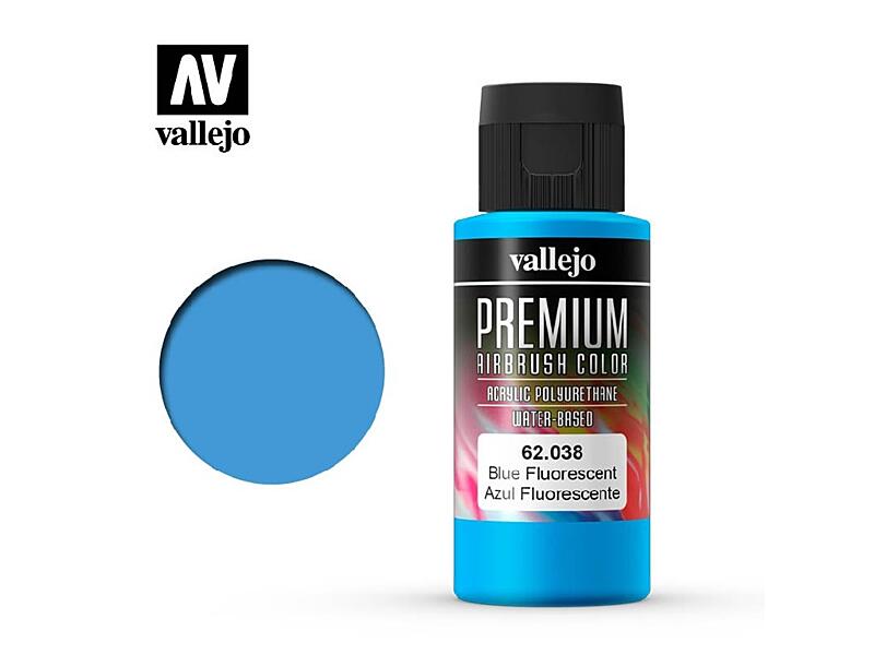 Vallejo - Premium Color 62038 Blue Fluo 60 ml.