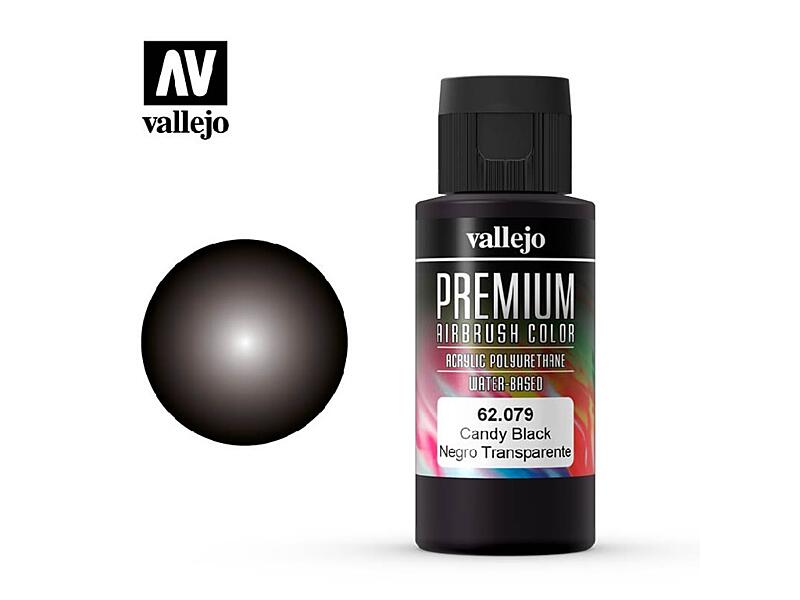 Vallejo - Premium Color 62079 Candy Black 60 ml.