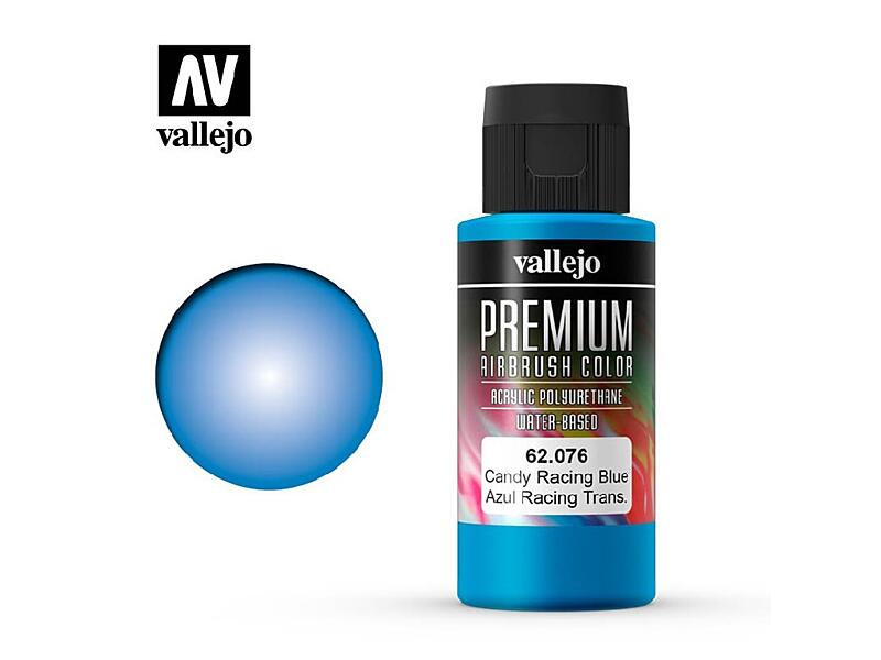 Vallejo - Premium Color 62076 Candy Racing Blue 60 ml.