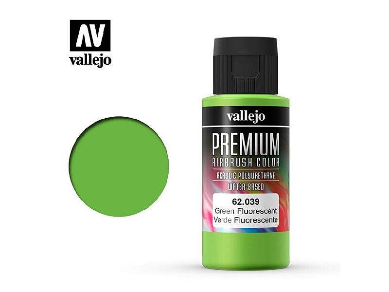 Vallejo - Premium Color 62039 Green Fluo 60 ml.